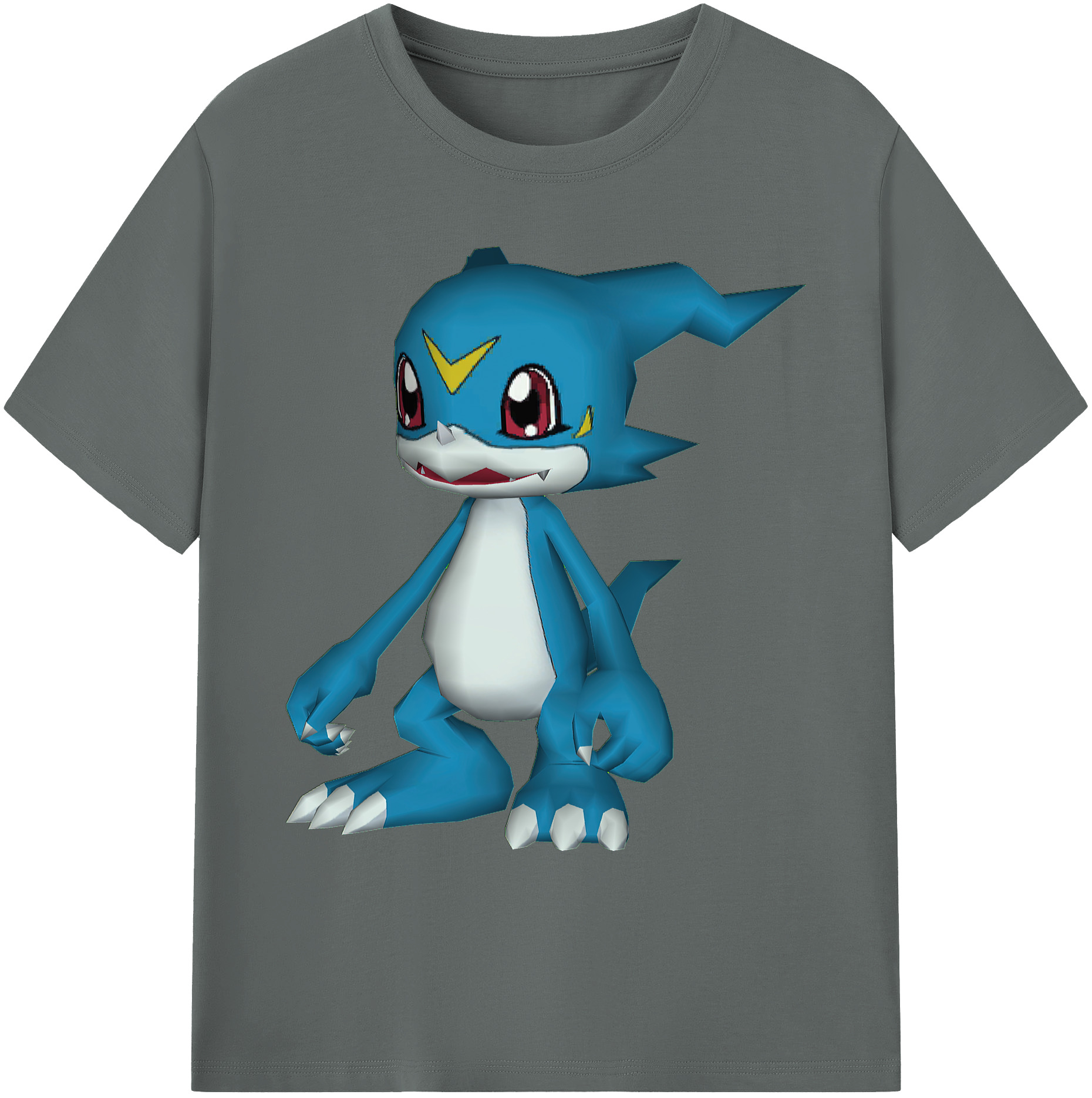 （画像用） Digimon デジタルモンスター/デジモン 綿100％ メンズ半袖Tシャツ｜肌触りやわらか＆通気性